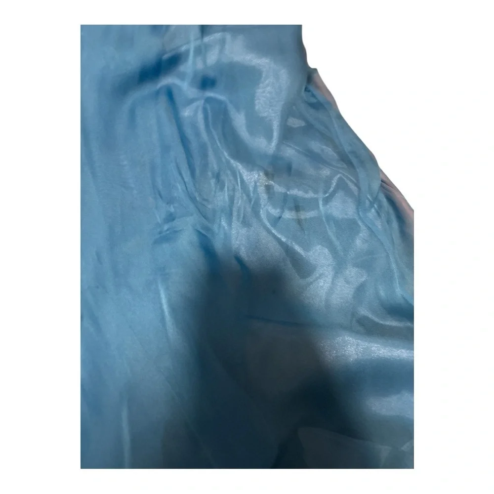 La Femme Women's Blue Evening Dress Turquoise Strapless Size 6 with flaws - Picture 8 of 9
